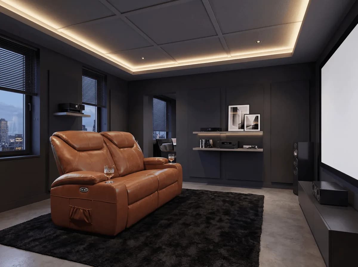 The Cinema Electric Recliner in a modern setting