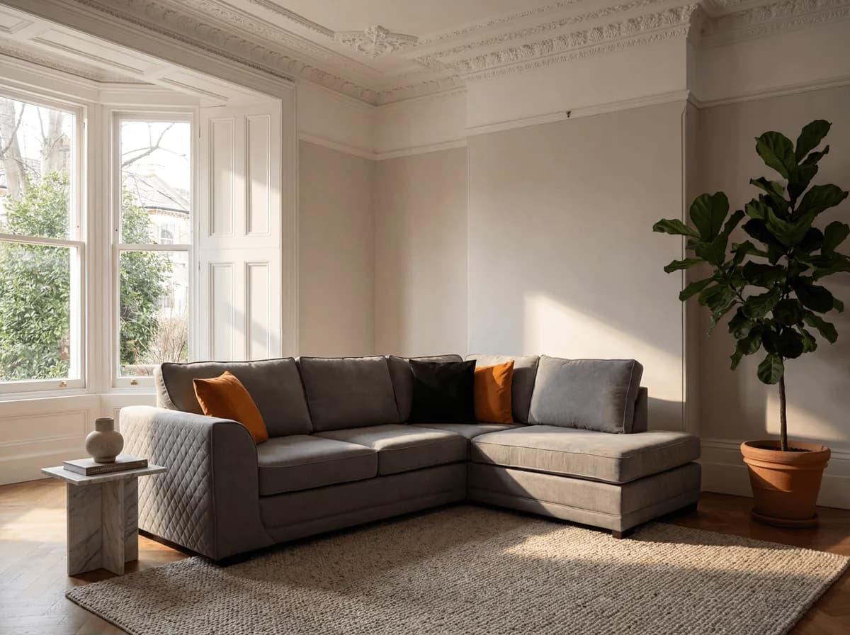 The Orka Corner Sofa in a heritage setting