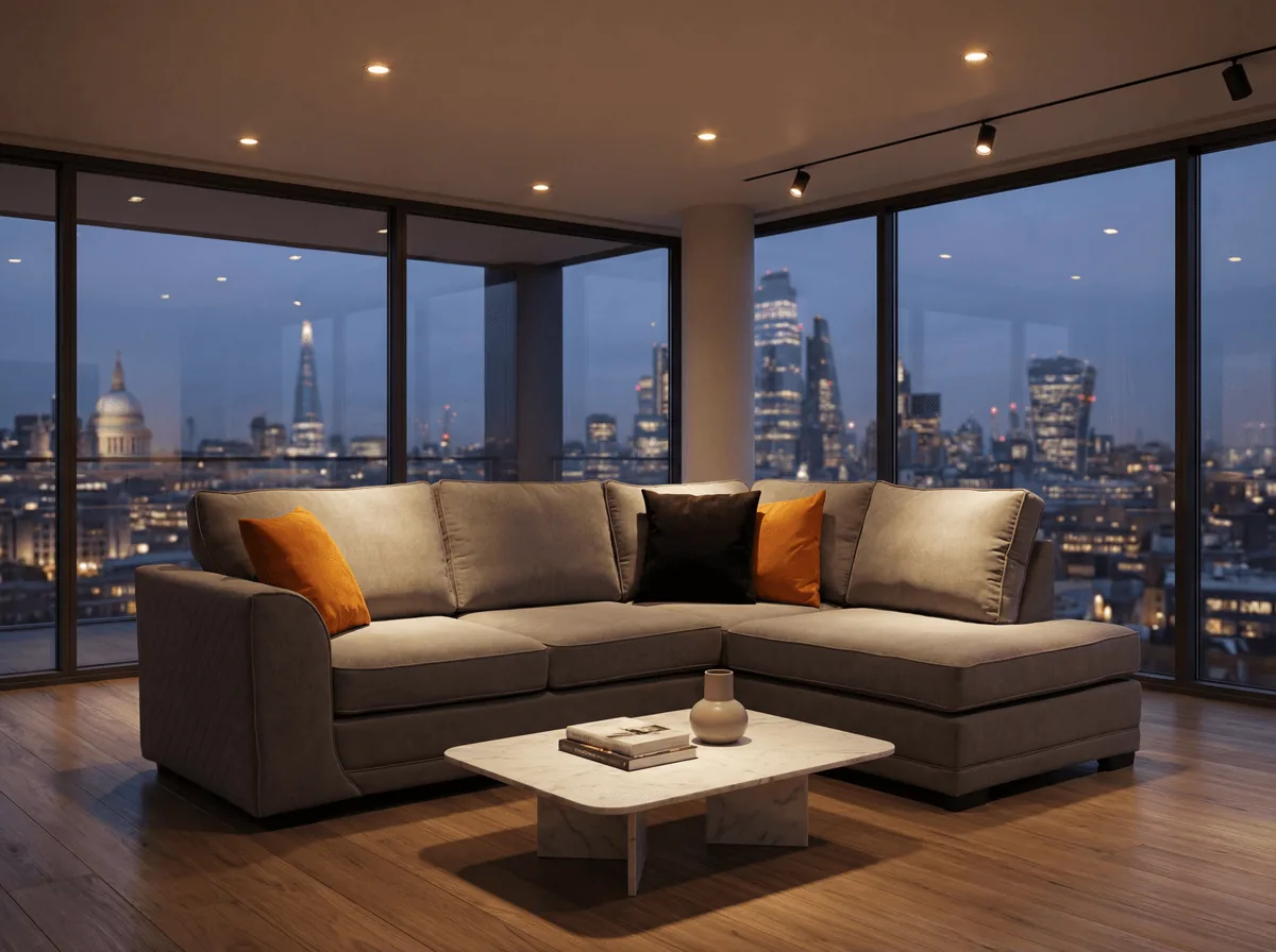 The Orka Corner Sofa in a modern setting