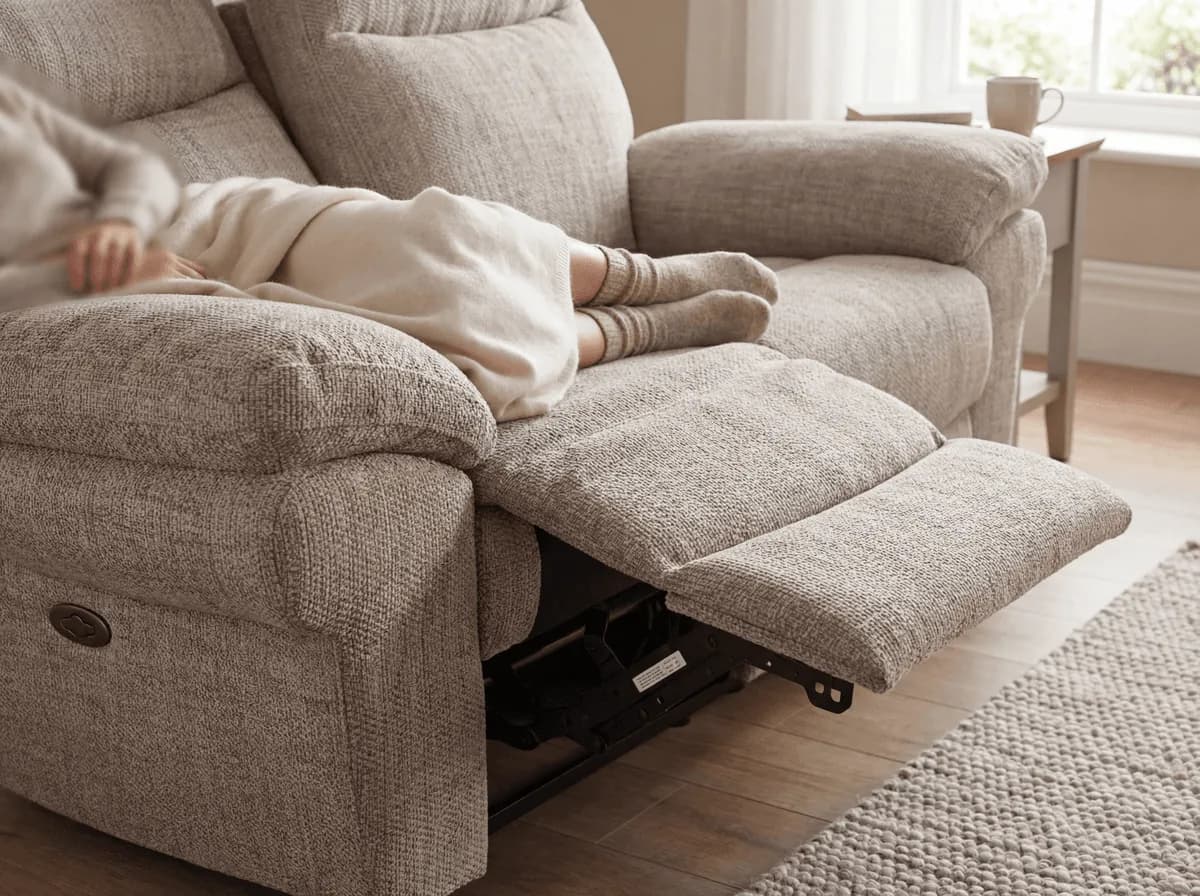 The Tanya Electric Recliner Set detail shot