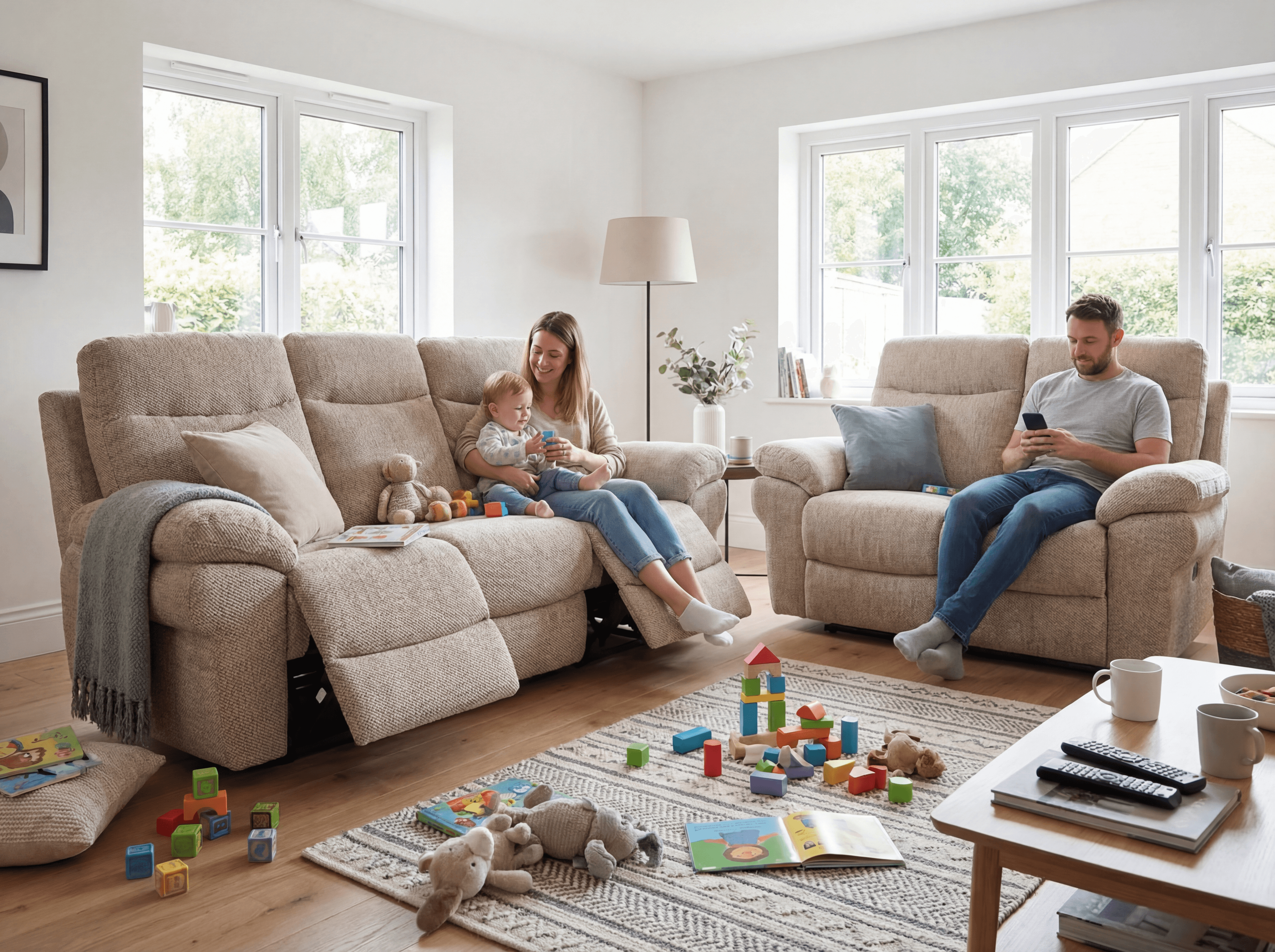 Emma with their Tanya Sofa Set
